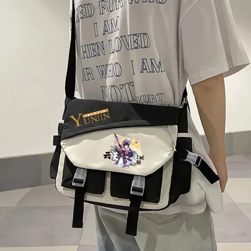 Miniatura 4 de Genshin Impact Crossbody Bag Xiao Single Shoulder Bag Handbag Adult Single Shoulder Backpack Bag