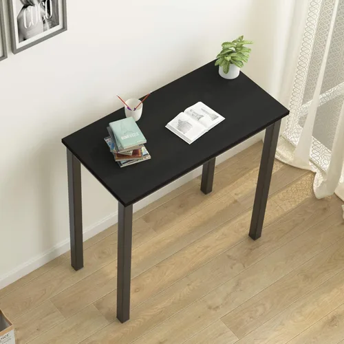 Miniatura 4 de Need Escritorio pequeño para computadora de 31-1/2 pulgadas, resistente y resistente, escritorio para espacios pequeños y mesa de estudio