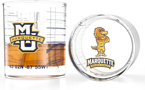 Miniatura 56 de Greenline Goods – Vasos de Whiskey de la Universidad Estatal de Michigan Spartans (Set de 2), 10 oz – Logo de Color Completo + Mapa del Campus
