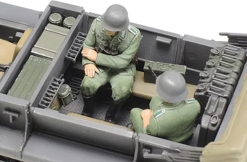 Miniatura 5 de Tamiya Modelos Alemanes 1 Ton Half-Track SD.KFZ.10 Kit