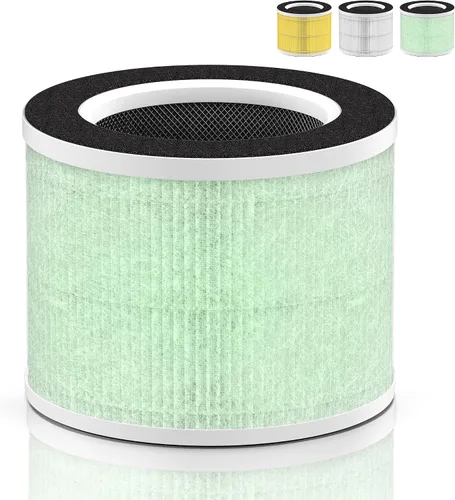 Miniatura 10 de [Blanco mejorado] RP-AP088 RP-AP088B Filtro de repuesto compatible con RENPHO RP-AP088-F1 RP-AP088-F2 H13 Filtro de repuesto verdadero