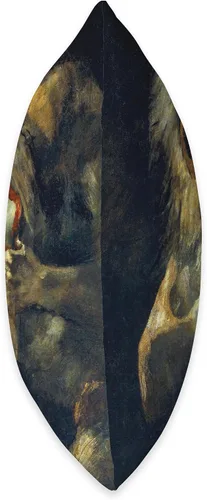 Miniatura 2 de Twisted City Art Francisco Goya-Saturn Devouring His Son-for Artists - Almohada de 16 x 16 pulgadas, multicolor