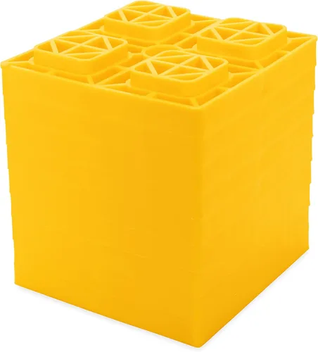 Miniatura 2 de Camco Bloques de nivelación resistentes Ideal para nivelar ruedas individuales, ruedas dobles, gatos hidráulicos, gatos de enganche y más