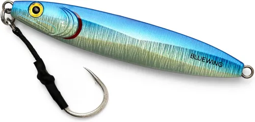 Miniatura 28 de BLUEWING Señuelos de pesca para agua salada de paso lento, plantillas verticales de 2.82 oz-35.27 oz cebo de hundimiento de peces con gancho