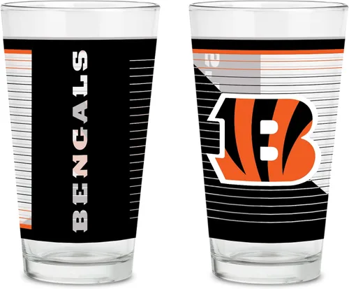 Miniatura 23 de Rico Industries NFL Football Main - Juego de 2 vasos clásicos de 16 onzas con logotipo impreso digitalmente, apto para lavavajillas NFL Football