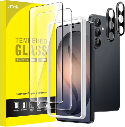 Miniatura 21 de JETech - Protector de pantalla para Samsung Galaxy S20 FE de 6.5 pulgadas con protector de lente de cámara, película de vidrio templado, compatible