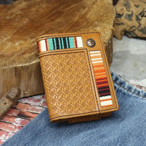 Miniatura 14 de HOOEY Cuero Bi-Fold Hombre, Hands-Up- Estampado Nómada, Talla única, 2812937