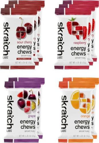 Miniatura 6 de Skratch Labs Energy Chews Gomitas para correr, ciclismo y resistencia, carbohidratos rápidos para atletas, fáciles de digerir, fruta real