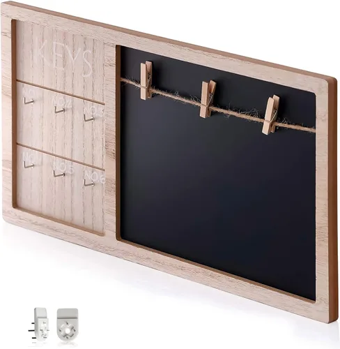 Miniatura 2 de Ganchos para llaves, para colgar en la pared, organizador de llaveros para colgar en la pared, para colgar en la pared, para colgar fotos, tablón