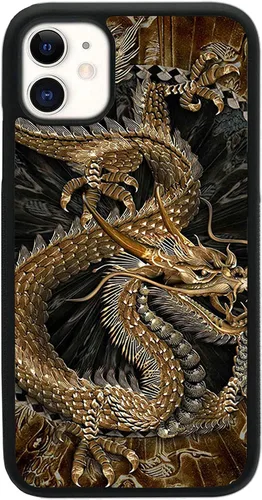 Miniatura 11 de Funda para iPhone Air - Funda de teléfono con patrón de dragón dorado chino - Funda de TPU con protección de absorción de impactos