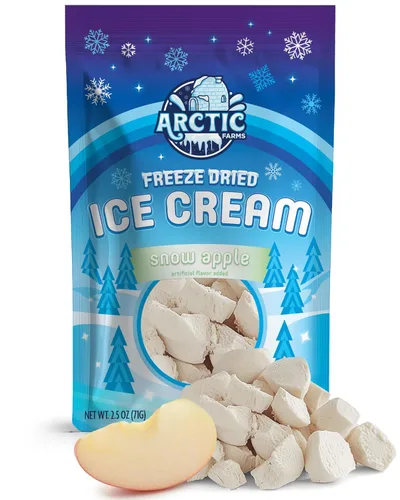 Miniatura 77 de Arctic Farms Trozos de Helado Liofilizado a Granel - No se Derrite (Mantequilla de Maní) (1 libra)