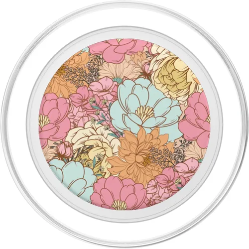 Miniatura 2 de Spring Flowers Retro PopSockets MagSafe PopGrip estéticos florales con diseño de flores silvestres para iPhone