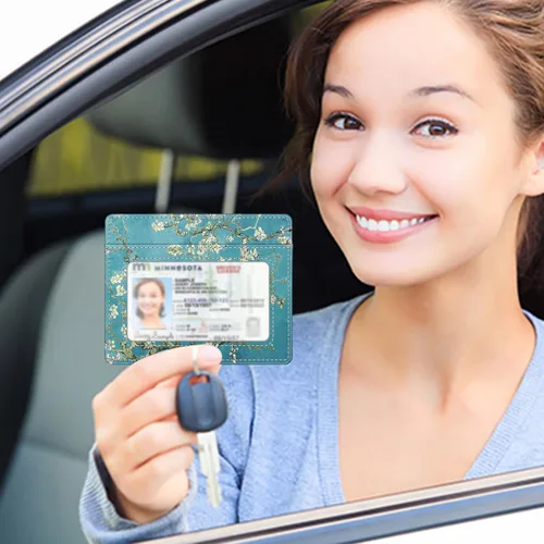 Miniatura 129 de Fintie Billetera delgada y minimalista para bolsillo frontal, con bloqueo RFID, tarjetero y ventana de identificación, para hombre o mujer