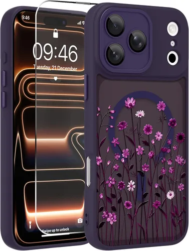 Miniatura 18 de OOK Funda magnética para iPhone 11 [compatible con MagSafe] Funda delgada mate translúcida negra para iPhone 11, funda protectora de lente de Negro