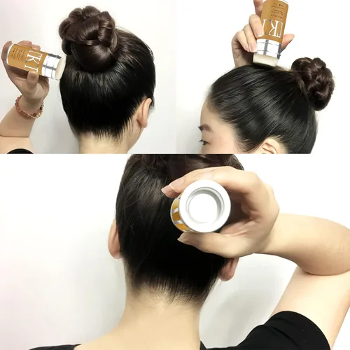 Miniatura 5 de Barra de cera para el cabello para pelucas + 4 piezas de cepillos de borde, juego de peine para peinar el cabello, control de bordes, pomada