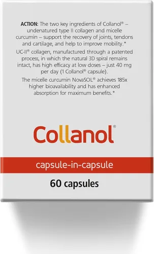 Miniatura 2 de Collanol - Innovación en el cuidado de articulaciones saludables: fórmula líquida en una cápsula doble. Colágeno 3D + extracto de micela de raíces
