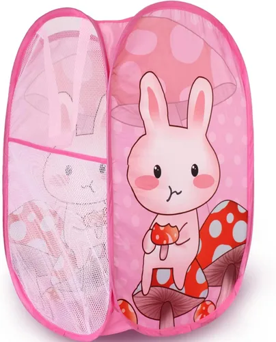 Miniatura 13 de Bolsa de almacenamiento de ropa sucia plegable tierna con imágenes (3)