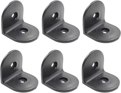 Miniatura 7 de Soporte de esquina de 0.75 pulgadas en L, soportes de ángulo recto de 90 grados, soportes de acero inoxidable para muebles de madera, mesas, sillas