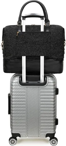 Miniatura 9 de CAMTOP Bolso de viaje para mujer con funda de equipaje y compartimento para zapatos