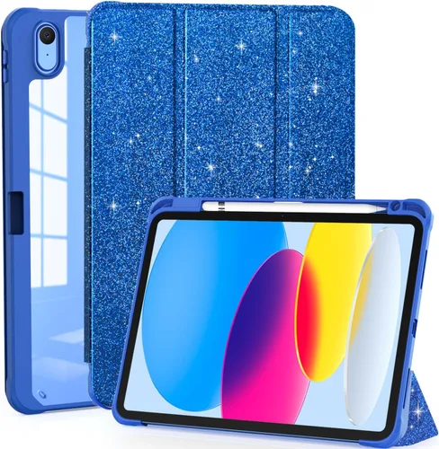 Miniatura 19 de OKP Funda para iPad de 11ª generación de 11 pulgadas (A16) 2025, para iPad de 10.9 pulgadas de 10.ª generación 2022, funda protectora delgada y Rosa