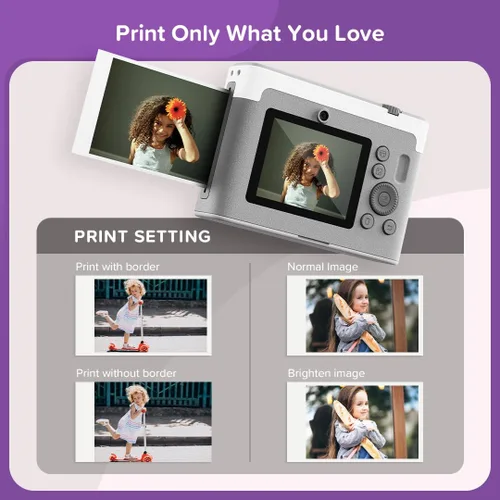 Miniatura 3 de Nueva Cámara myFirst Insta Lux - Cámara Digital de Impresión Instantánea a Todo Color, Impresora Fotográfica Móvil, Idea de Regalo de Cumpleaños
