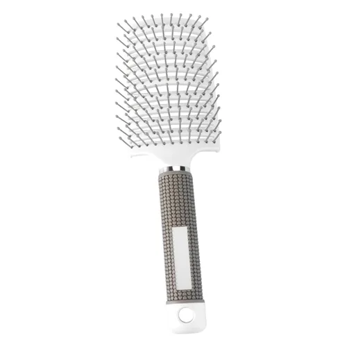Beavorty 2 unids cepillo de pelo curvado desenredante peine ergonómico tipos de cabello ligero portátil para viajes cuero cabelludo amigable