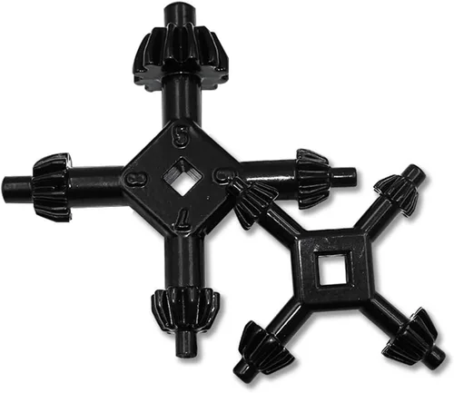 Miniatura 2 de Yakamoz Juego de 2 llaves universales de 4 vías, llave de portabrocas 4 en 1