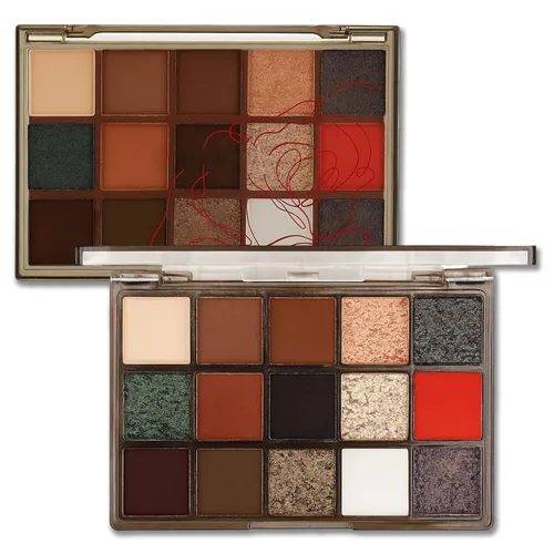 Miniatura 25 de Erinde Paleta de maquillaje de sombra de ojos de 9 colores con purpurina y lavanda brillante y mate, violeta, malva, púrpura oscura, plateado