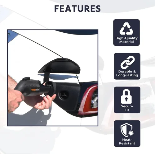 Miniatura 4 de Cerradura de cargador Tesla para adaptador J1772, compatible con todos los modelos Tesla 3/Y, S (2022+), X (2023+) para cerradura Tesla a J1772