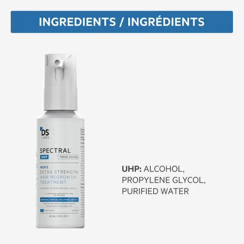 Miniatura 8 de DS Labs Spectral.UHP - Suero de densidad capilar al 5%, fórmula tópica extra fuerte para cabello de aspecto más grueso, se dirige al adelgazamiento