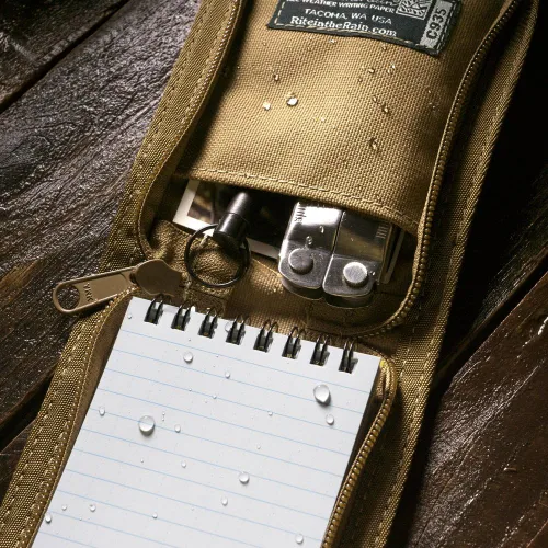 Miniatura 10 de Rite In The Rain Funda para cuaderno de tela CORDURA resistente a la intemperie, 3" x 5", cubierta color canela (No. C935)