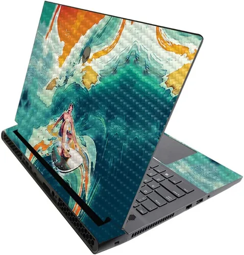 Miniatura 355 de MightySkins - Skin brillante con purpurina para Alienware M17 R3 (2020) y M17 R4 (2021) - Diversión de los años 90 Acabado duradero con purpurina