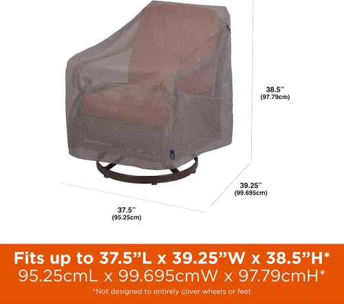 Miniatura 2 de Modern Leisure Garrison - Funda giratoria para silla de patio, tela resistente a la intemperie, protección de muebles de exterior, perfecta