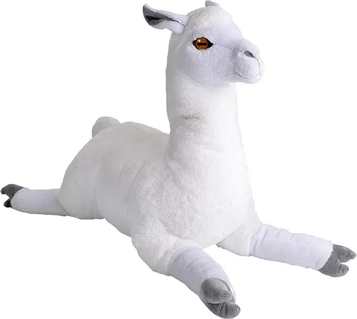 Wild Republic Ecokins Jumbo Llama, animal de peluche, 30 pulgadas, regalo para niños, juguete de peluche, hecho de botellas de agua recicladas