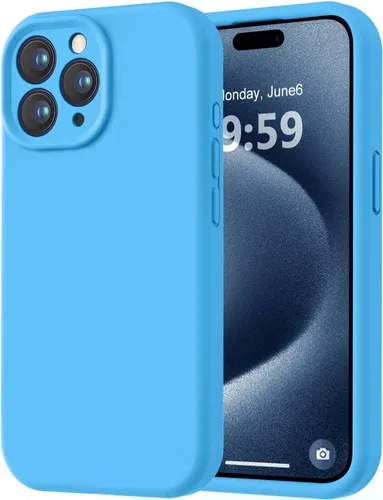 Miniatura 39 de LOVE 3000 Compatible con Funda para iPhone 15, [Cámara de Cobertura Completa de Silicona Suave] [Protección contra Caídas de 8 pies], Forro de Negro