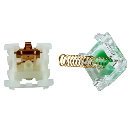 Miniatura 7 de YMDK Gateron Baby Kangaroo Interruptores táctiles 5pin pre-lubricados Interruptores 2.08 oz Linear POM Material Teclado mecánico