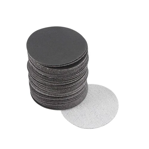 Miniatura 13 de uxcell Disco de lijado de gancho y bucle de 2 pulgadas, carburo de silicio húmedo/seco, grano 60, 50