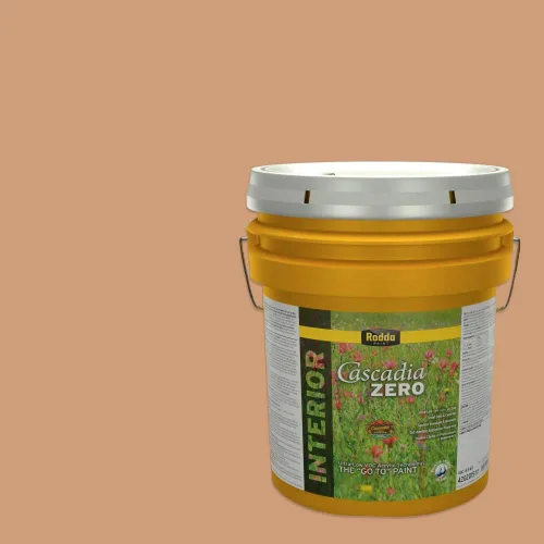 Miniatura 88 de Rodda Paint CASCADIA ZERO - Pintura plana e imprimación para interiores en uno, cuarto de galón, crema de ballet