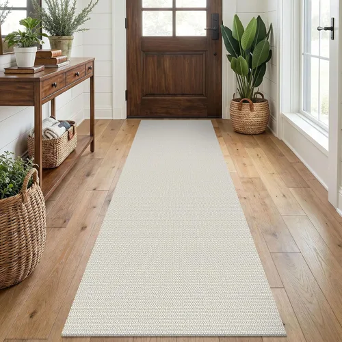 Miniatura 41 de EARTHALL Alfombra pequeña de 2 x 3 pies, lavable para entrada, antideslizante, trenzada, alfombra para puerta interior y exterior, alfombra tejida
