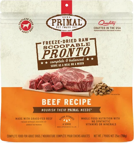 Miniatura 9 de Primal - Alimento liofilizado para perros, Pronto Mini Nuggets, cordero; tomar y servir, comida completa y equilibrada; también se puede utilizar