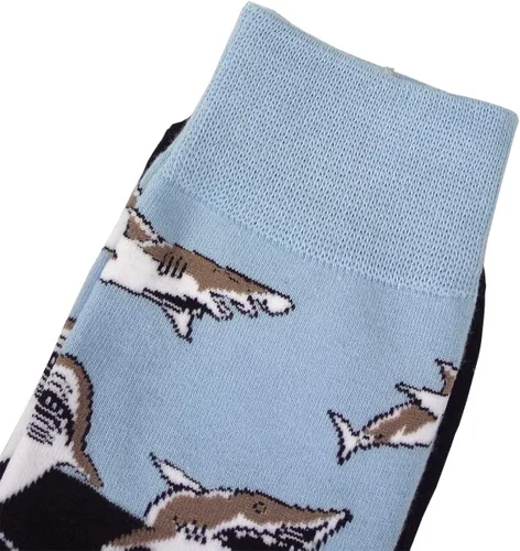 Miniatura 6 de HSELL - Calcetines de algodón para hombre, de vestir, con diseños divertidos y alocados