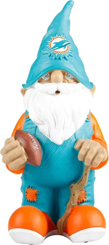Miniatura 10 de NFL Resin 11.5" Team Logo Outdoor Garden Statue Gnome