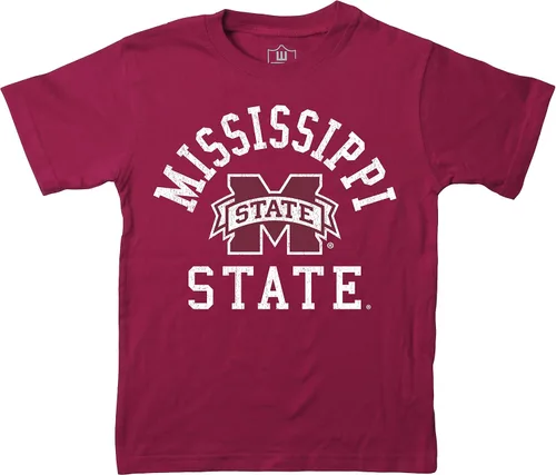 Miniatura 98 de Wes and Willy Camiseta de algodón orgánico de manga corta para niños de la NCAA rutgers scarlet knights rojo