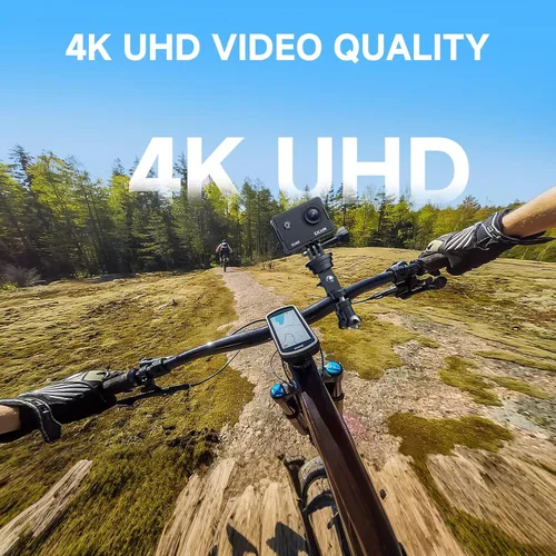 Miniatura 2 de SJCAM SJ4000 Pro-Grade 4K Cámara de Acción, Cámara Deportiva de Motocicleta Estabilización EIS de 3 Ejes 40MP, Cámara Impermeabilizada Subacuática