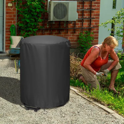 Miniatura 7 de Cubierta para trituradora de madera, cubierta eléctrica impermeable para trituradora de hojas, trituradora de jardín, 33 x 45 pulgadas, color negro