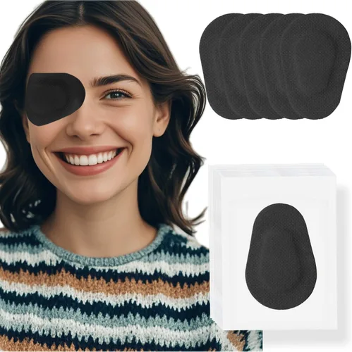 Miniatura 15 de 20 parches adhesivos para los ojos para niños, parche médico desechable transpirable para ambliopía ojo perezoso, vendajes adhesivos sin látex