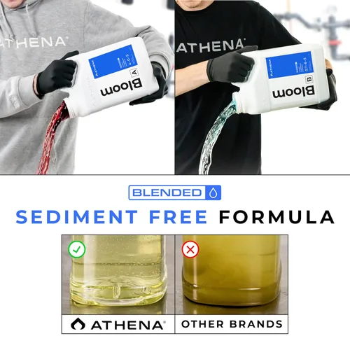 Miniatura 5 de Athena Blended Bloom A&B Fertilizante líquido de floración de 2 partes para hidroponía y suelo Alimento vegetal Bloom Booster NPK A 4-0-5 B