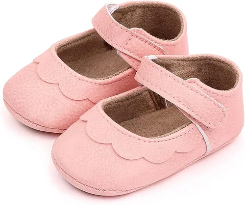 Miniatura 3 de Enteer Zapatos de cuero retro con botones Mary Jane para niña