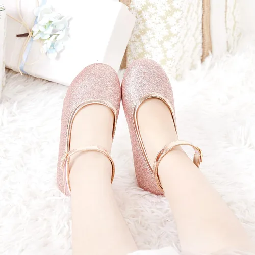 Miniatura 3 de Otter MOMO ToddlerLittle Girls Mary Jane Ballerina Flats Shoes Slip-on School Party Dress Shoes