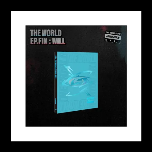 ATEEZ THE WORLD EP.FIN : WILL 2nd Album Photobook+Sticker+Photocard+Tracking Sealed Standard Z Version